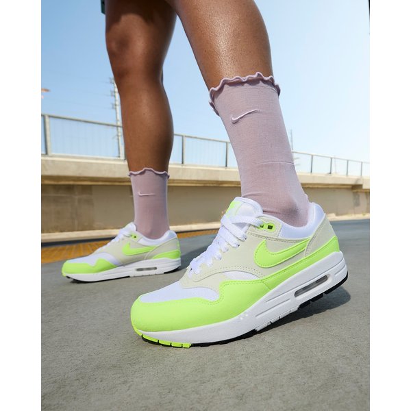 Buty Air Max 1 '87 Wm's Nike - White/ Volt-Sea Glass-Black