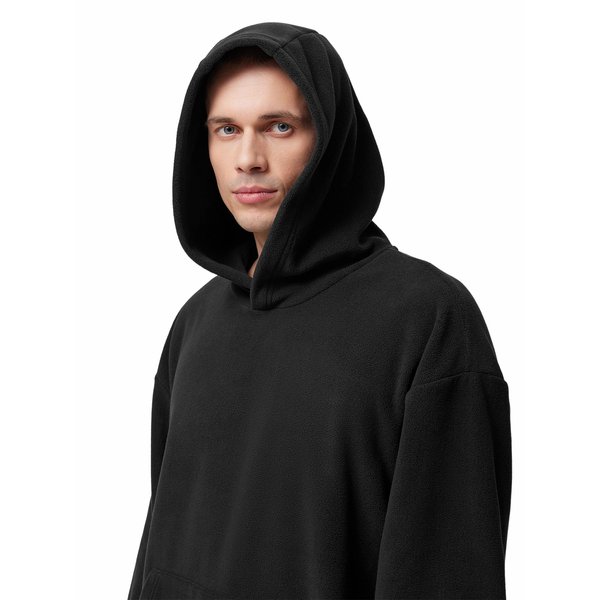 Polar męski OTHWSS24TFLEM259 Outhorn - głęboka czerń