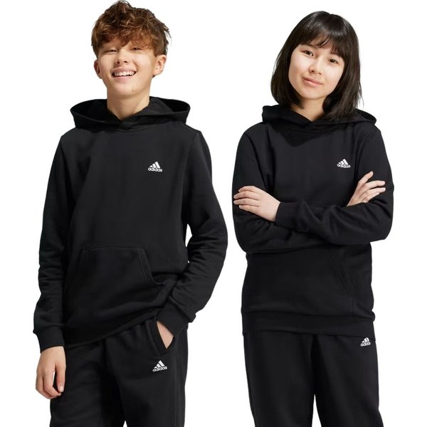 Bluza juniorska Essentials Small Logo Feel Cozy Fleece Adidas - Black