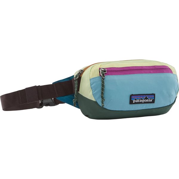 Saszetka, nerka Terravia Mini Hip Pack 1L Patagonia - patchwork: snowmelt blue