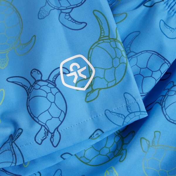 Spodenki kąpielowe juniorskie AOP Color Kids - coronet blue