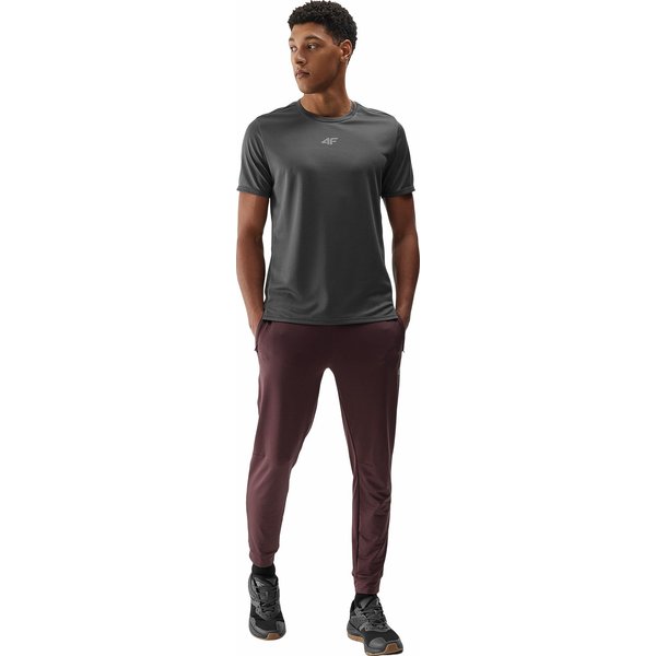 Koszulka męska 4FWSS24TFTSM702 4F - antracyt