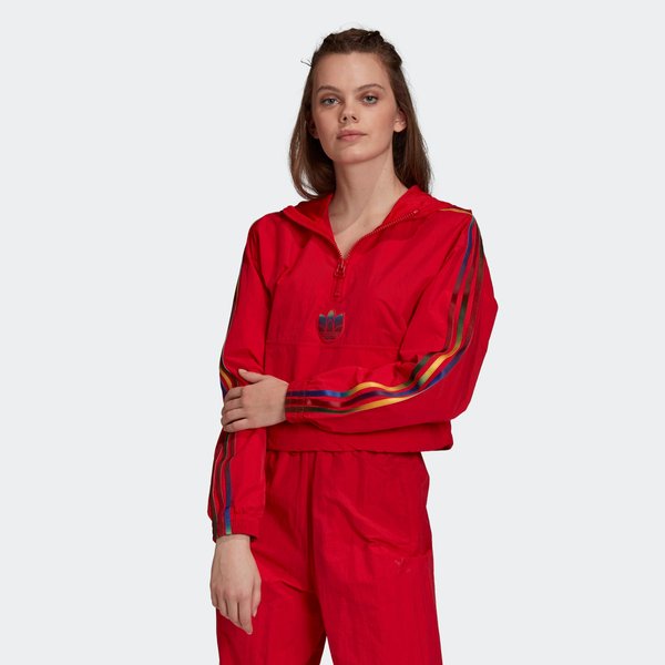 Bluza damska Adicolor Half-Zip Crop Top Adidas