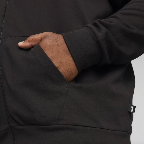 Bluza męska Better Essentials Full-Zip Puma - czarna