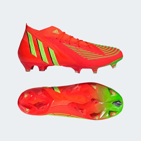 Buty piłkarskie korki Predator Edge.1 FG Adidas - czerwone