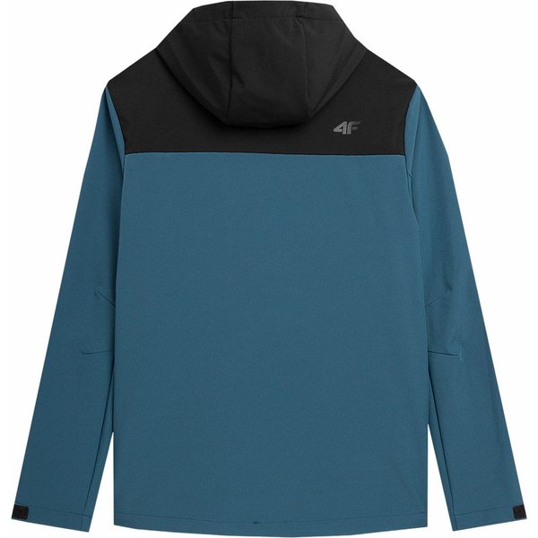 Softshell męski 4FAW23TSOFM155 4F - denim