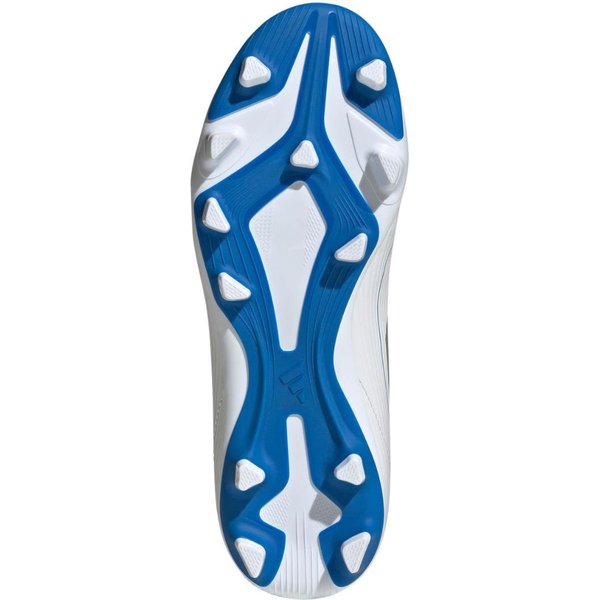 Buty piłkarskie, korki F50 Club FG/MG Jr Adidas - White/Blue