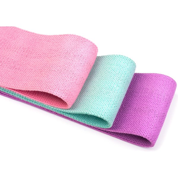 Zestaw gum materiałowych do ćwiczeń Hip Band II 7-35kg 3szt Queenfit