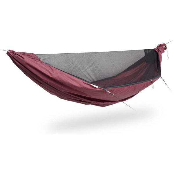 Hamak dwuosobowy z moskitierą Draka 330x145cm Lesovik - Burgundy Ron