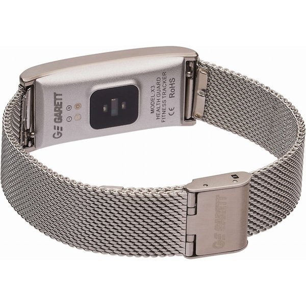 Smartwatch Women Tina Garett - srebrny stalowy