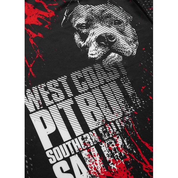 Longsleeve męski Mens Rash Longsleeve Net Camo 2 Pitbull West Coast - czarny