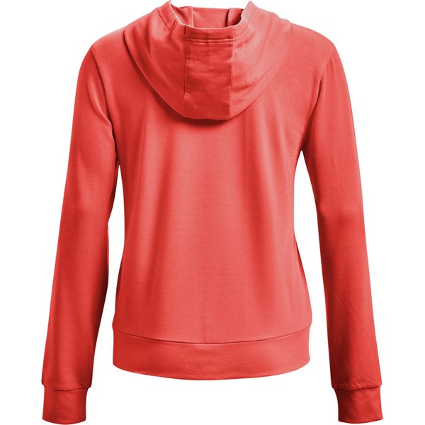 Bluza damska Rival Terry Hoodie Under Armour - czerwony