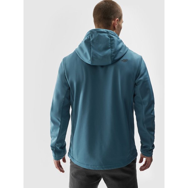 Softshell męski 4FAW23TSOFM156 4F - denim
