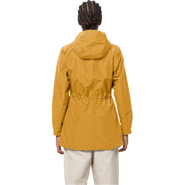 Kurtka damska Dakar Parka Jack Wolfskin - żółta