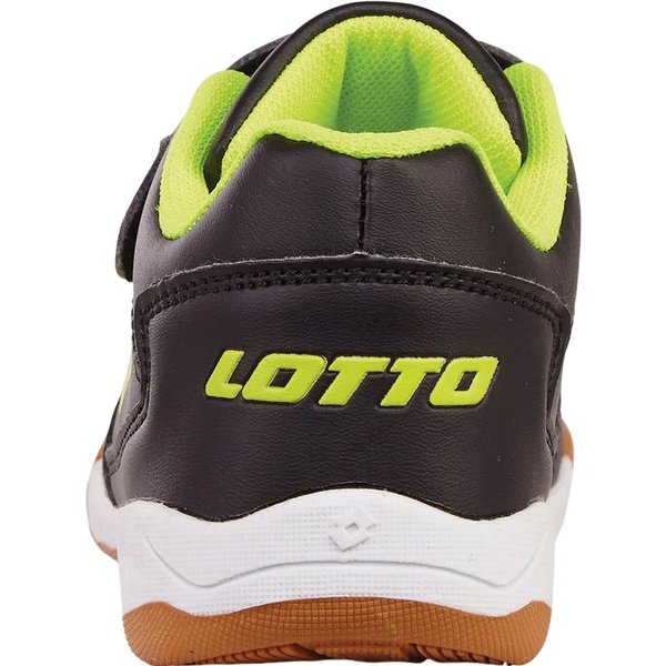 Buty halowe Pacer K Jr Lotto - black/fr.yellow