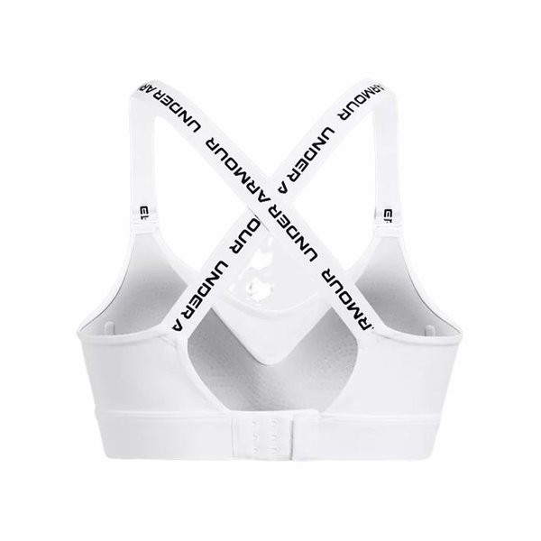 Biustonosz sportowy damski Infinity High Bra Under Armour - biały