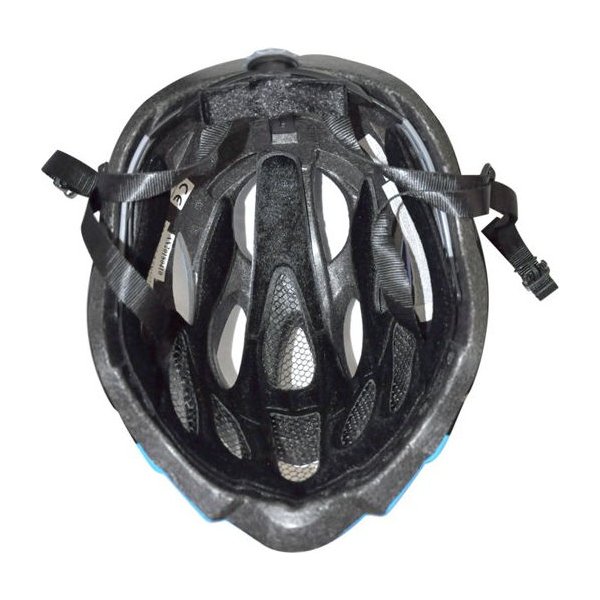 Kask rowerowy Dexx Axer - zielono-niebieski