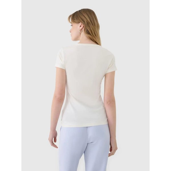 Koszulka damska TTSHF1995 4F - złamana biel