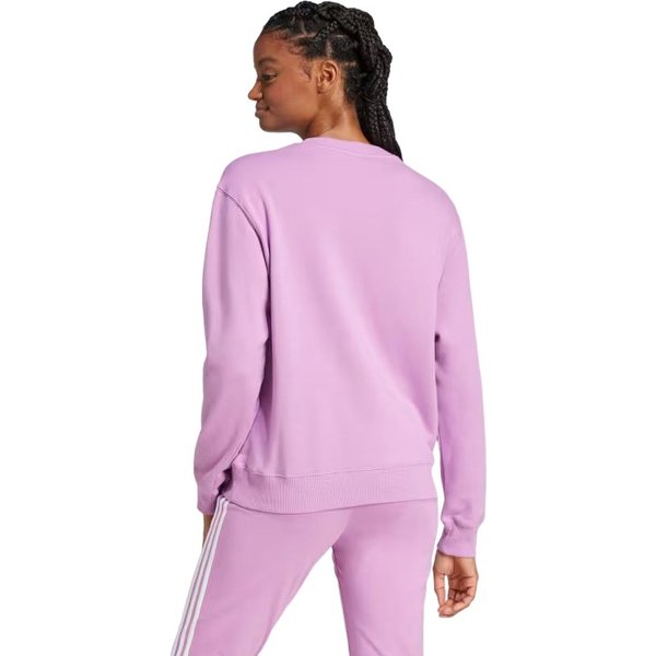 Bluza damska Essentials Linear French Terry Adidas - Preloved Purple