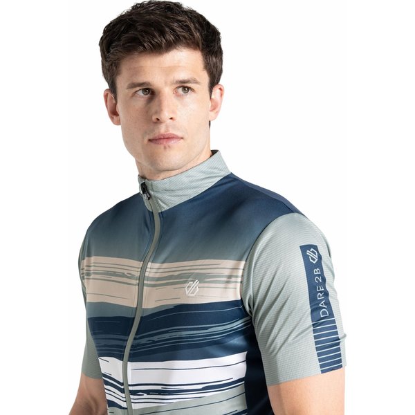 Koszulka rowerowa męska AEP Pedal S/S Dare2B - Lily Pad Tread Print