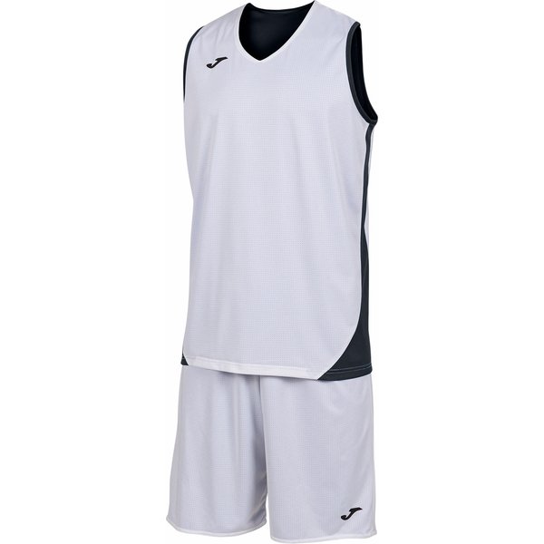Komplet koszykarski dwustronny męski Kansas Set Joma - biały/czarny