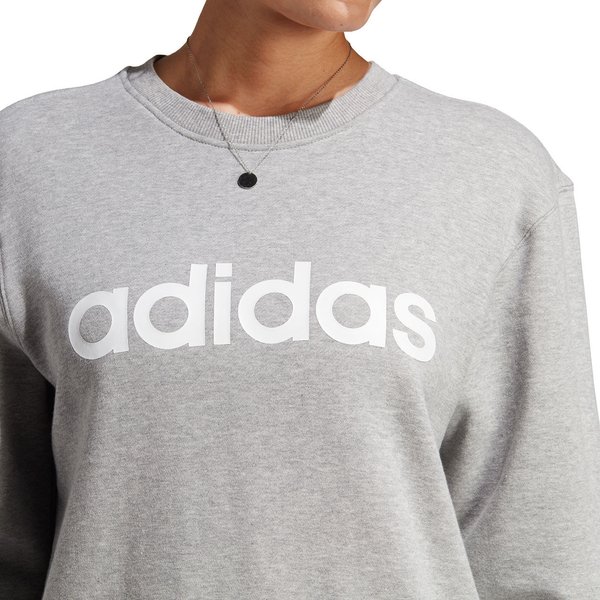 Bluza damska Essentials Linear French Terry Adidas - szary