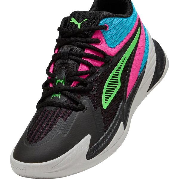 Buty koszykarskie Dagger Puma - Black-Fluro Pink Pes