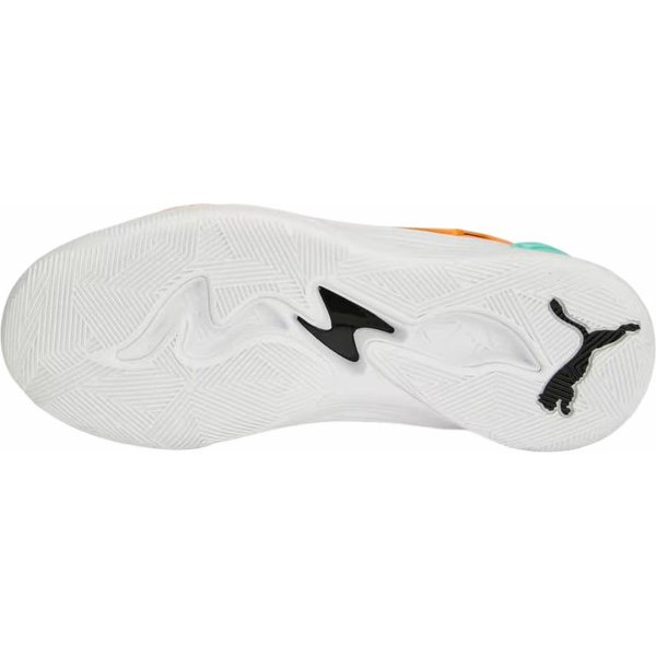 Buty sportowe halowe TRC Blaze Court Puma - pomarańczowe