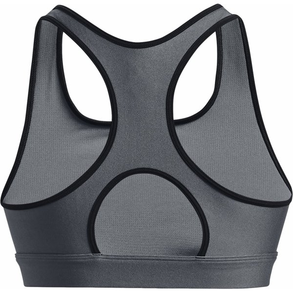 Biustonosz sportowy damski Authentics Mid Padless Under Armour - szary