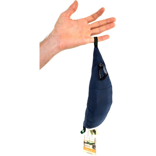 Hamak 1-osobowy Lightest Recycled Ticket To The Moon - Navy Blue