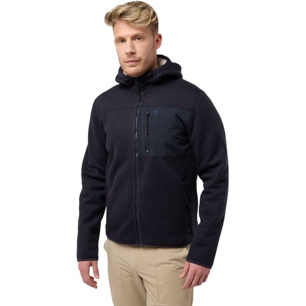 Kurtka polarowa męska Kaminfeuer Hooded Jack Wolfskin