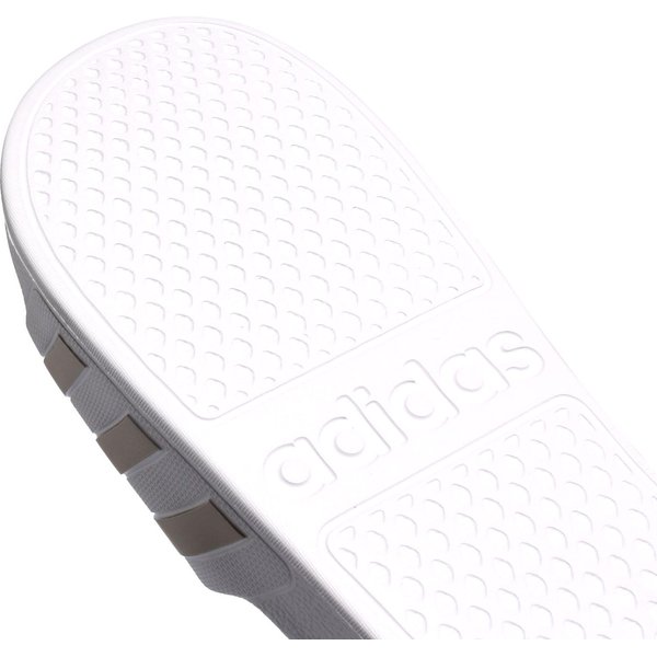 Klapki Adilette Aqua Adidas - biały/złoty
