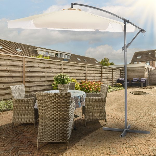 Parasol ogrodowy Classic 300cm Outtec - beżowy