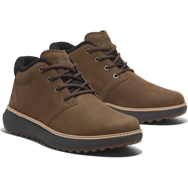 Sneakersy Hudson Road Mid Lace Up Chukka Boot Timberland - dark brown nubuck