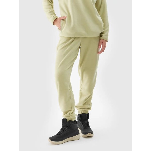 Spodnie dresowe damskie TTROF0818 4F - oliwkowy