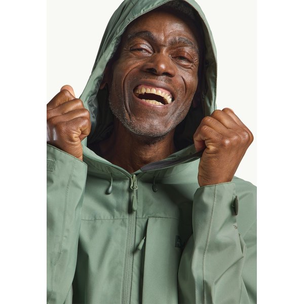 Kurtka męska Tempest 2L Jack Wolfskin - eucalyptus