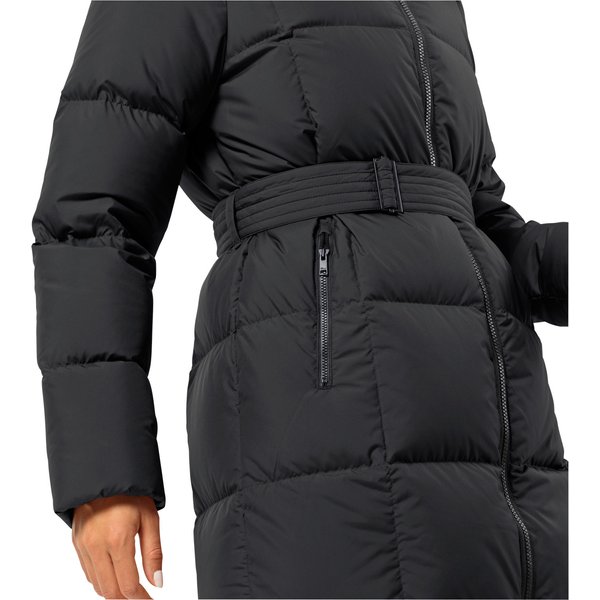 Płaszcz puchowy damski Frozen Lake Jack Wolfskin - black