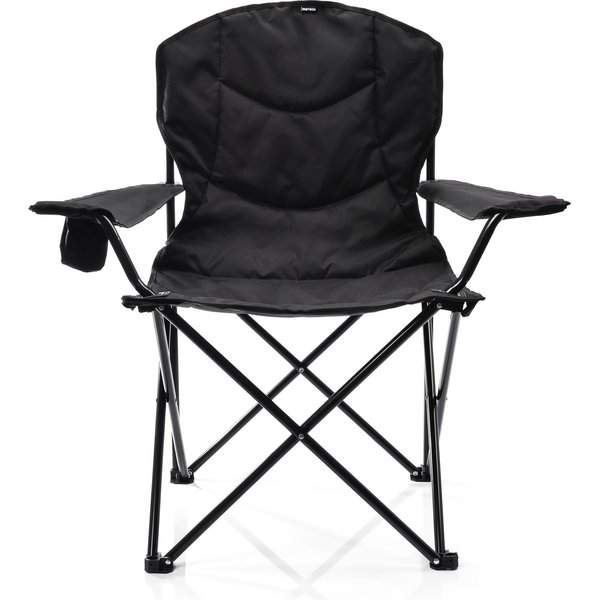 Krzesło turystyczne składane Hiker Meteor - czarne