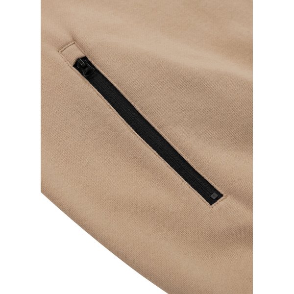 Bluza męska Terry Group Hooded Zip Pitbull West Coast - sand