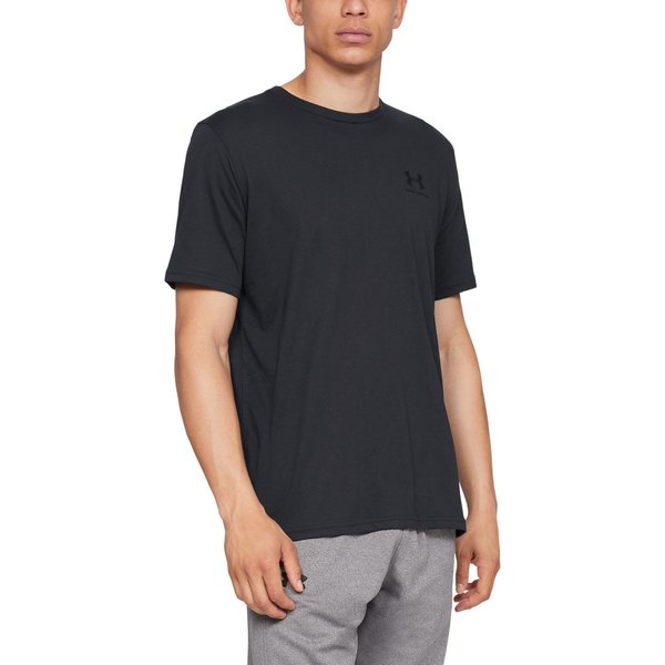 Koszulka męska Sportstyle Left Chest Logo Under Armour - black