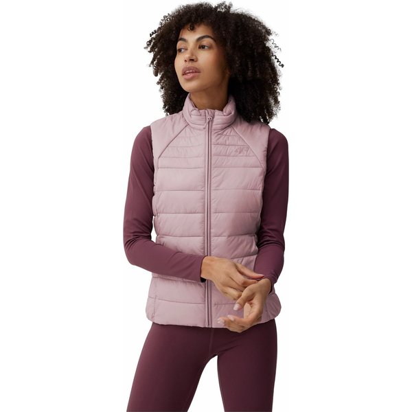 Kamizelka puchowa damska 4FSS23TDJAF091 4F - beżowa