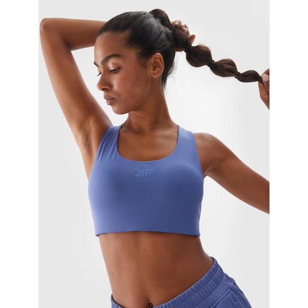 Biustonosz sportowy damski USBAF140 4F - granat