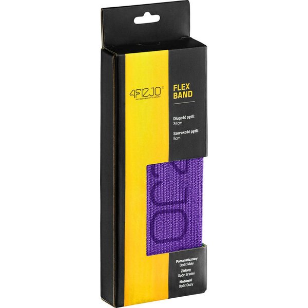 Zestaw 5 gum oporowych do ćwiczeń Flex Band 1-29kg 4Fizjo