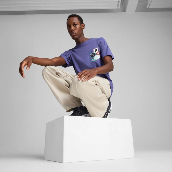 Koszulka męska Graphics Icon Tee Puma - Blue Crystal