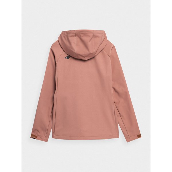Softshell damski 4FSS23TSOFF046 4F - brązowy