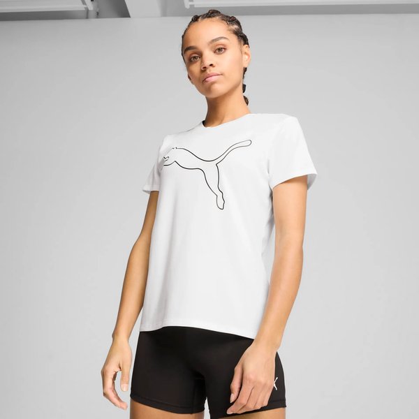 Koszulka damska Train All Day Essential Logo Puma - white