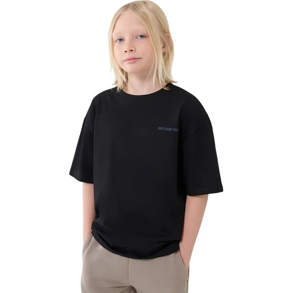 Koszulka chłopięca TTSHM2184 4F - czarny
