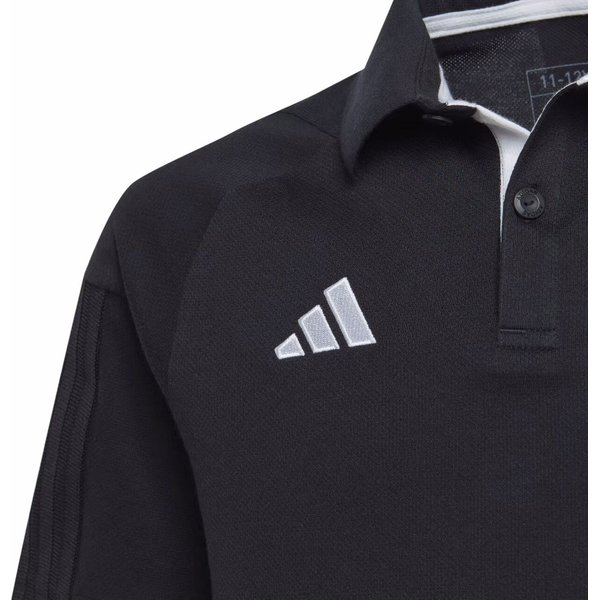 Koszulka juniorska polo Tiro 23 Competition Cotton Adidas - czarna