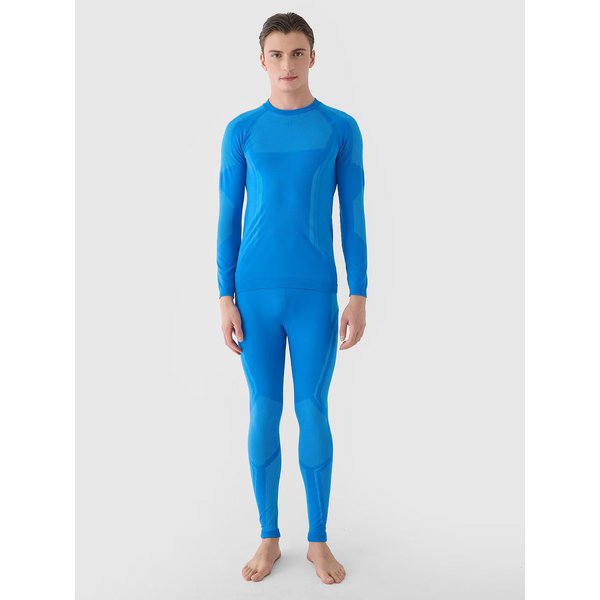 Longsleeve termoaktywny męski USEAM165 4F - niebieski