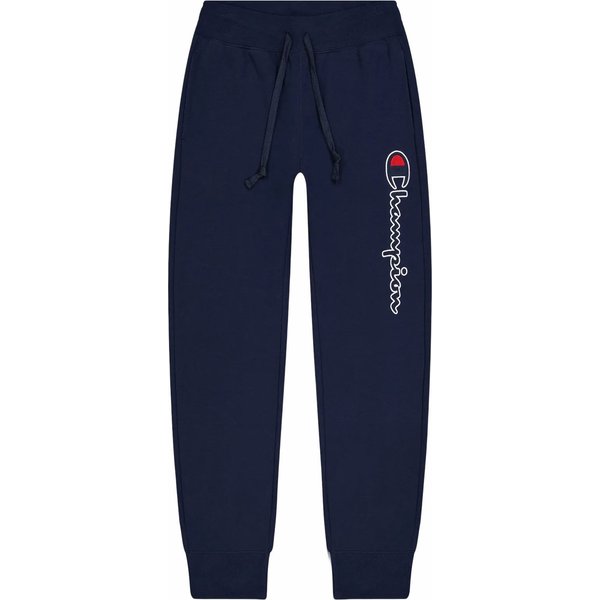 Spodnie dresowe męskie Vertical Logo Cotton Joggers Rib Cuff Champion